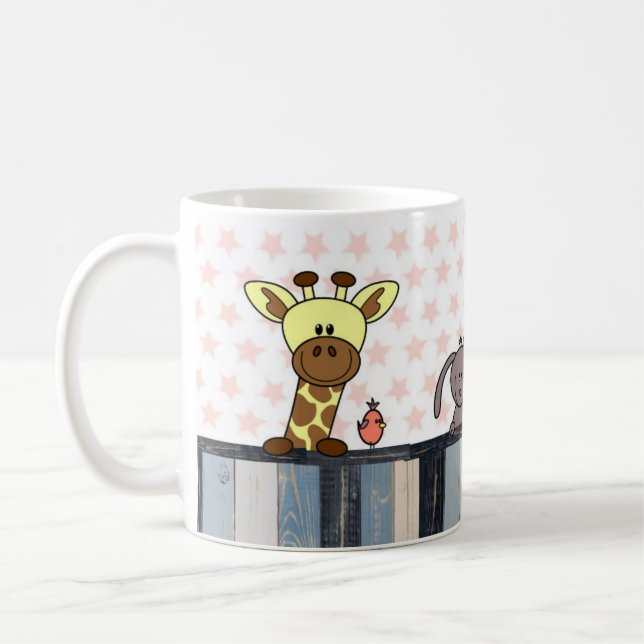 mok - illustratie dieren kaffeetasse (Links)