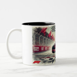 Mok met formule 1 zweifarbige tasse