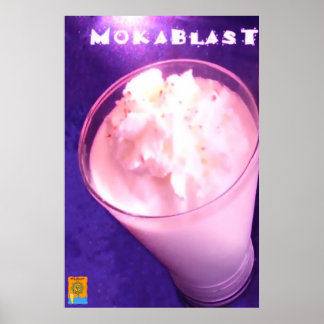 Mokablast-Riesenschale Poster