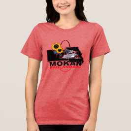 MOKAN Badlanders konzentriert dunkle Farbfrauen Tri-Blend Shirt