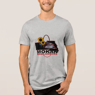 MOKAN Badlanders Mens Gray Tri-Blend Shirt