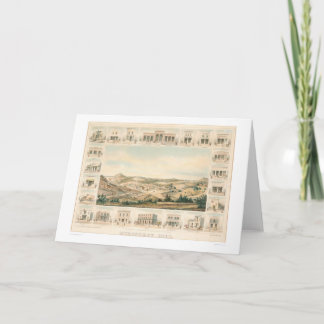 Mokelumne Hügel-panoramische Karte 1855 (1107A)