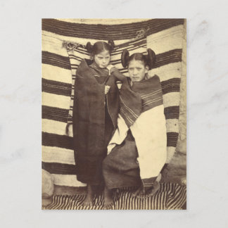 Moki Girls, 1879 Postkarte