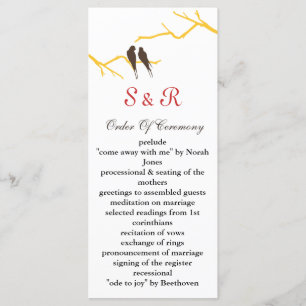 Mokka Lovebirds, die Programm Wedding sind