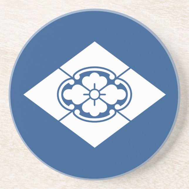 Mokko in Rhombus Getränkeuntersetzer (Vorne)