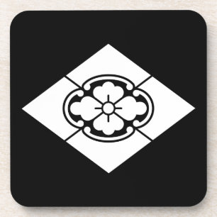 Mokko in Rhombus Getränkeuntersetzer