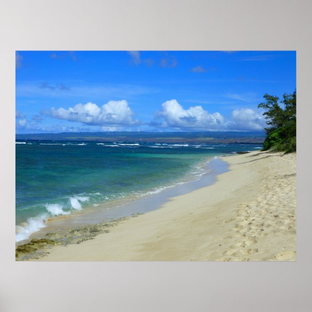 Mokuleia Beach, Hawaii Poster (Vorne)