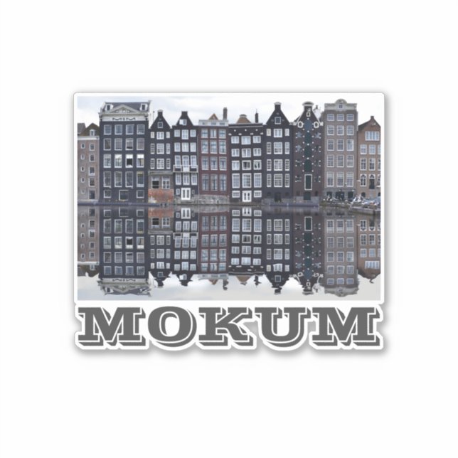 Mokum (Amsterdam) Aufkleber (Vorderseite)