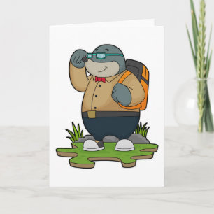 Mol as Hiker with Backpack Karte