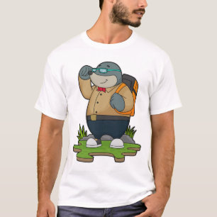 Mol as Hiker with Backpack T-Shirt
