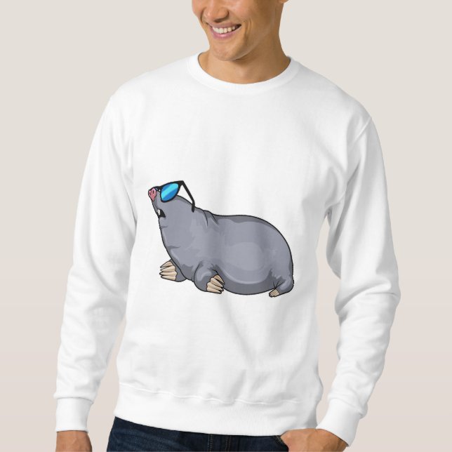Mol with Sungasse Sweatshirt (Vorderseite)