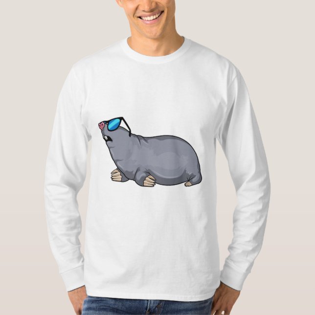 Mol with Sungasse T-Shirt (Vorderseite)