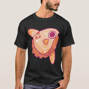 Mola Mola Orange Mondschein-Fisch T-Shirt