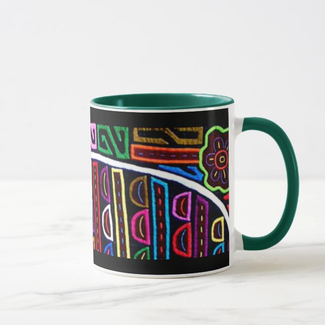 Mola-Wappen Tasse (Rechts)