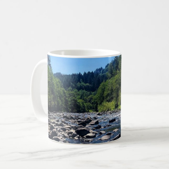 Molalla River, OR Kaffeetasse (Vorderseite Links)