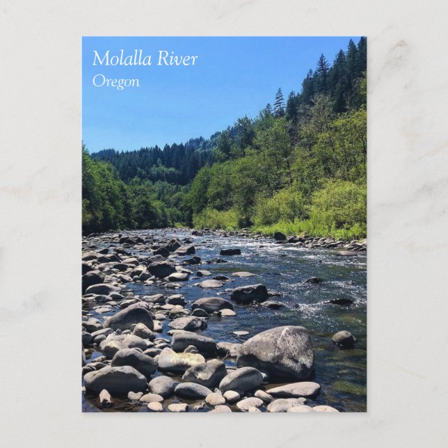 Molalla River, OR Postcard Postkarte (Vorderseite)