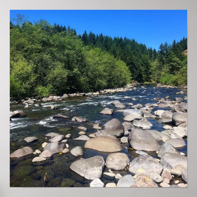 Molalla River, OR Poster (Vorne)