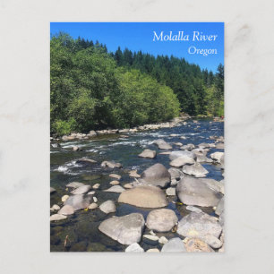 Molalla River, OR Postkarte