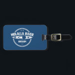 Molalla River Oregon Kayaking Gepäckanhänger<br><div class="desc">Der Molalla ist ein 80 km langer Nebenfluss des Willamette-Flusses im Nordwesten von Oregon in den Vereinigten Staaten. Im Nordwesten von der Cascade Range durch Table Rock Wilderness durchquert es die Stadt Molalla, bevor es in den größeren Fluss bei Canby eintritt</div>