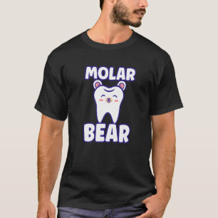 Molar Bear Dentist Niedliche Polarbären T-Shirt