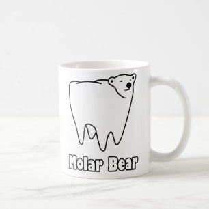 Molar Bear Polar Tooth Bear Kaffeetasse
