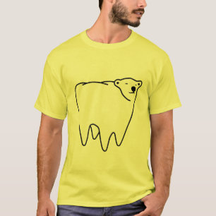 Molarer Bärn-polarer Zahn-Bär T-Shirt