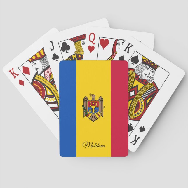 Moldau Flag Games, Moldau Spielkarten (Rückseite)