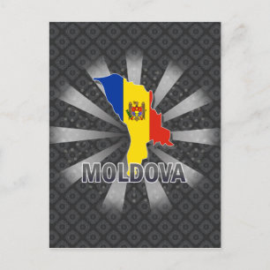 Moldau Flag Karte 2.0