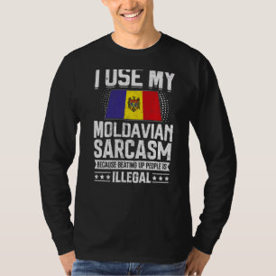Moldau Flag Souvenirs für Moldawier Männer und Fra T-Shirt