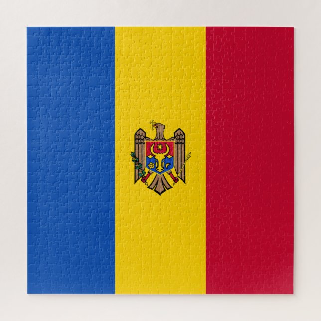 Moldau-Flagge (Vertikal)