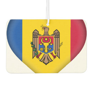 Moldau-Flagge Autolufterfrischer