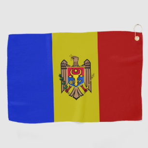 Moldau-Flagge Golfhandtuch