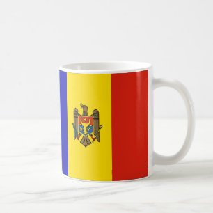 Moldau-Flagge Kaffeetasse