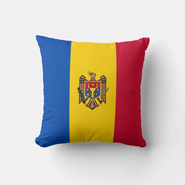 Moldau-Flagge Kissen (Vorderseite)