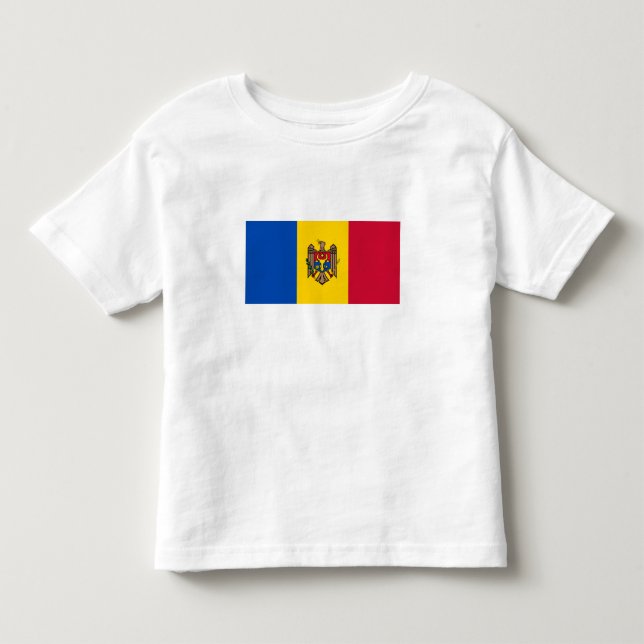 Moldau-Flagge Kleinkind T-shirt (Vorderseite)