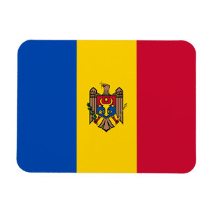 Moldau-Flagge Magnet