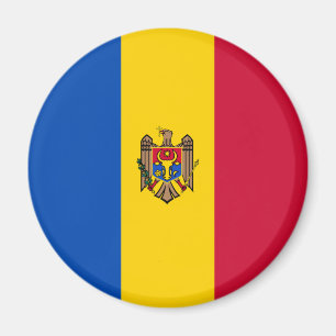 Moldau-Flagge Magnet