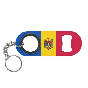Moldau-Flagge Mini Flaschenöffner