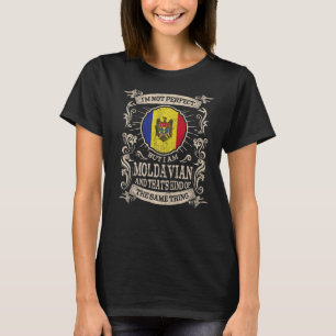 Moldau Flagge Proud Moldawien Männer und Frauen 1 T-Shirt