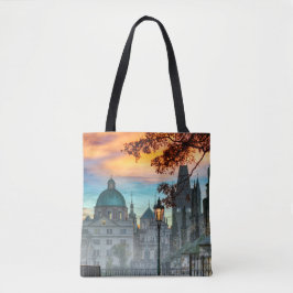 Moldau in der Morgenröte-Tasche Tasche