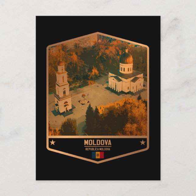 Moldau Postkarte (Vorderseite)