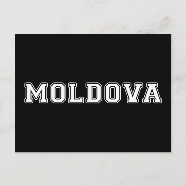 Moldau Postkarte (Vorderseite)