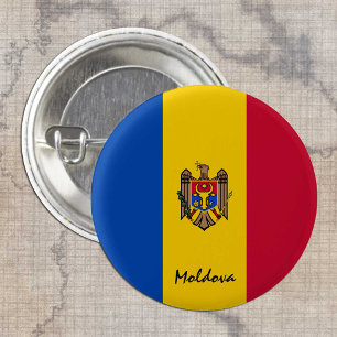 Moldau-Taste, patriotische moldauische Flaggenmode Button