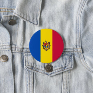 Moldawien-Flagge Button
