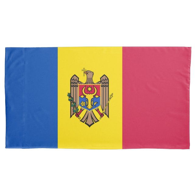 Moldawien-Flagge Kissenbezug (Vorderseite)