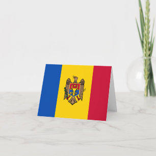 Moldova Flag Karte
