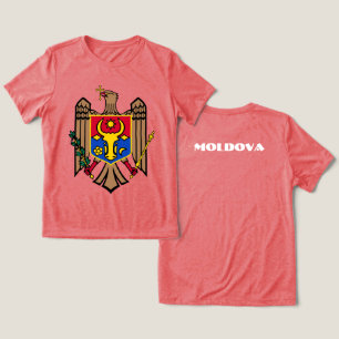 MOLDOVA Special Geschenk Schwarz Tourist Classic Tri-Blend Shirt
