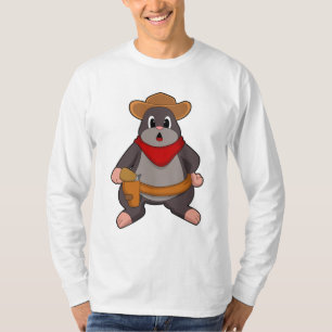 Mole als Cowboy T-Shirt