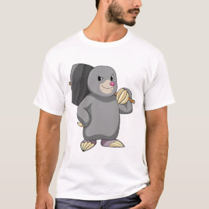 Mole als Handyman mit Hammer T-Shirt