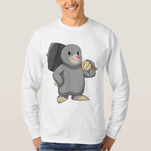 Mole als Handyman mit Hammer T-Shirt